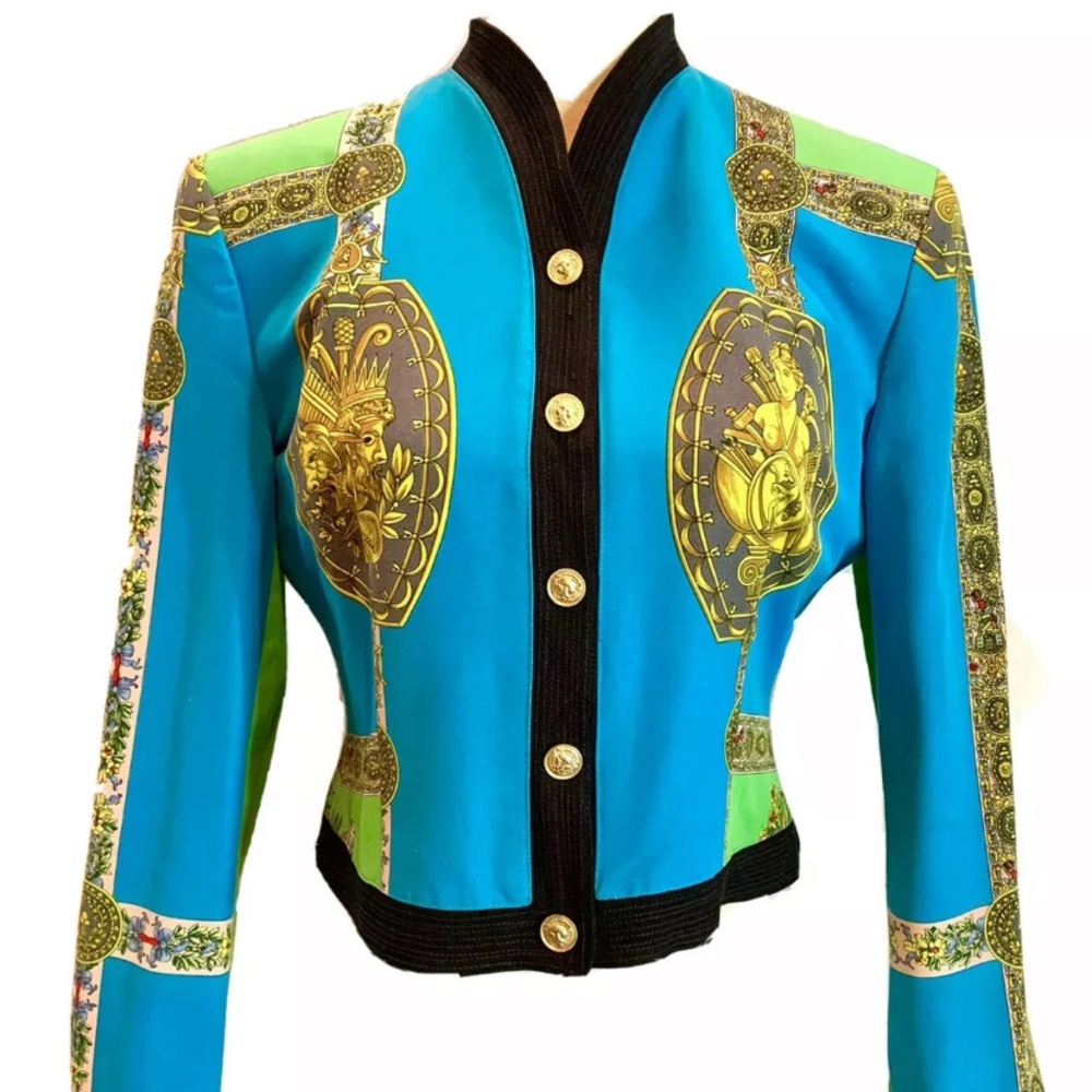 VERSACE ❌SOLD❌JACKET SM/MED BAROQUE MEDUSA